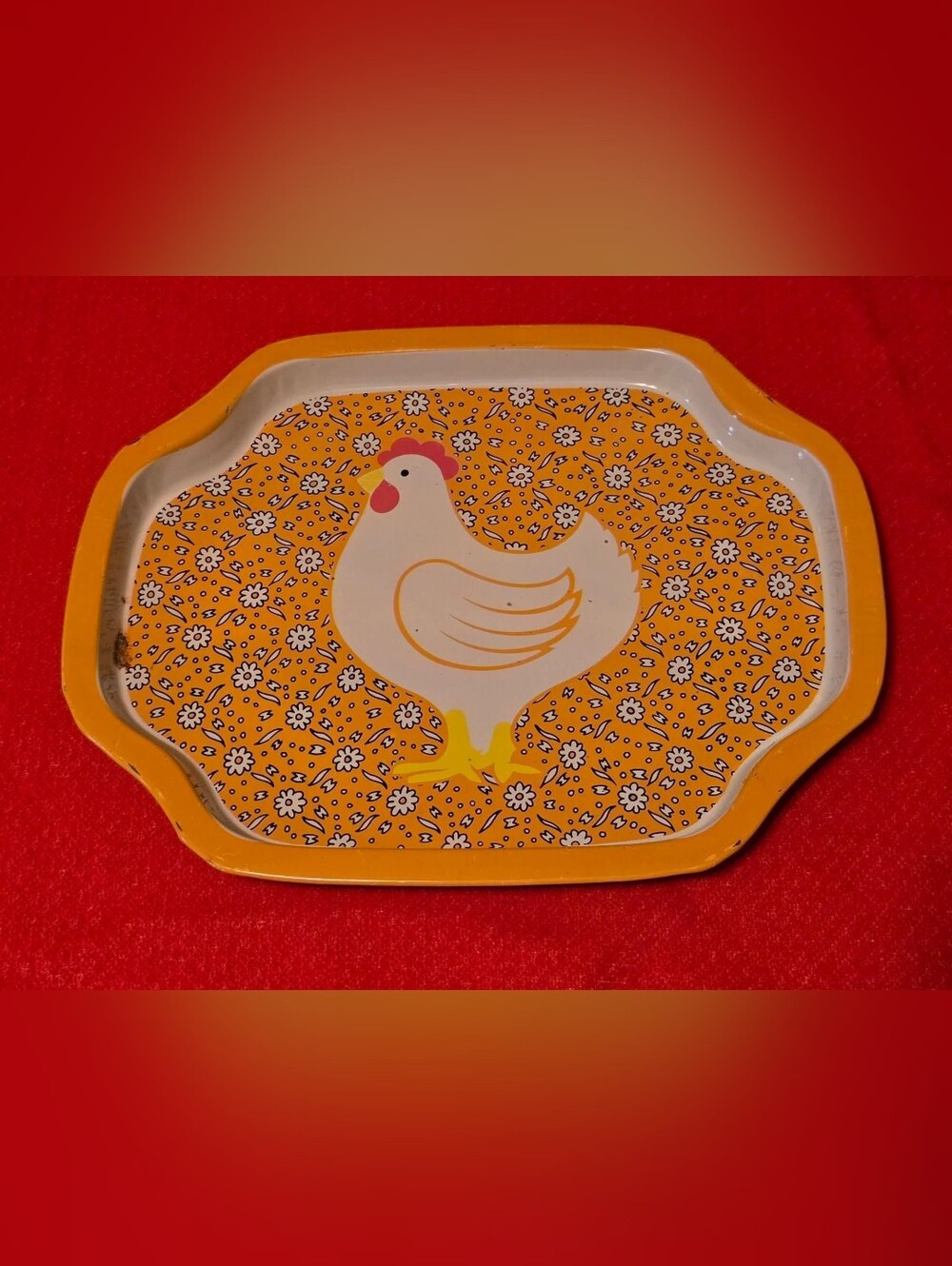 Vintage | Lot Of 5 Calico Animal Trays